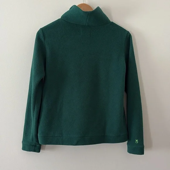 Dudley Stephens Park Slope Fleece Long Sleeve Stand Up Collar Green Size M - Picture 6 of 12